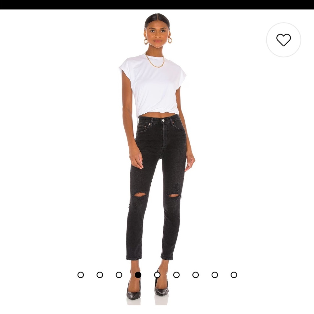 Agolde Nico High Rise Slim in Cassette
